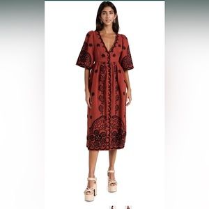 NWT RHODE KARLINE DRESS